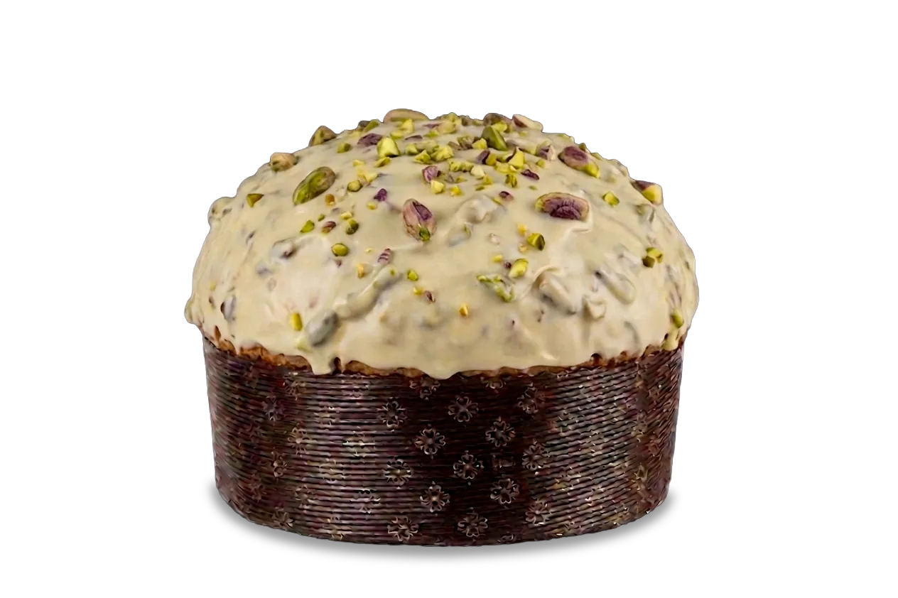 Panettone Crema Pistacchio e Cioccolato Bianco