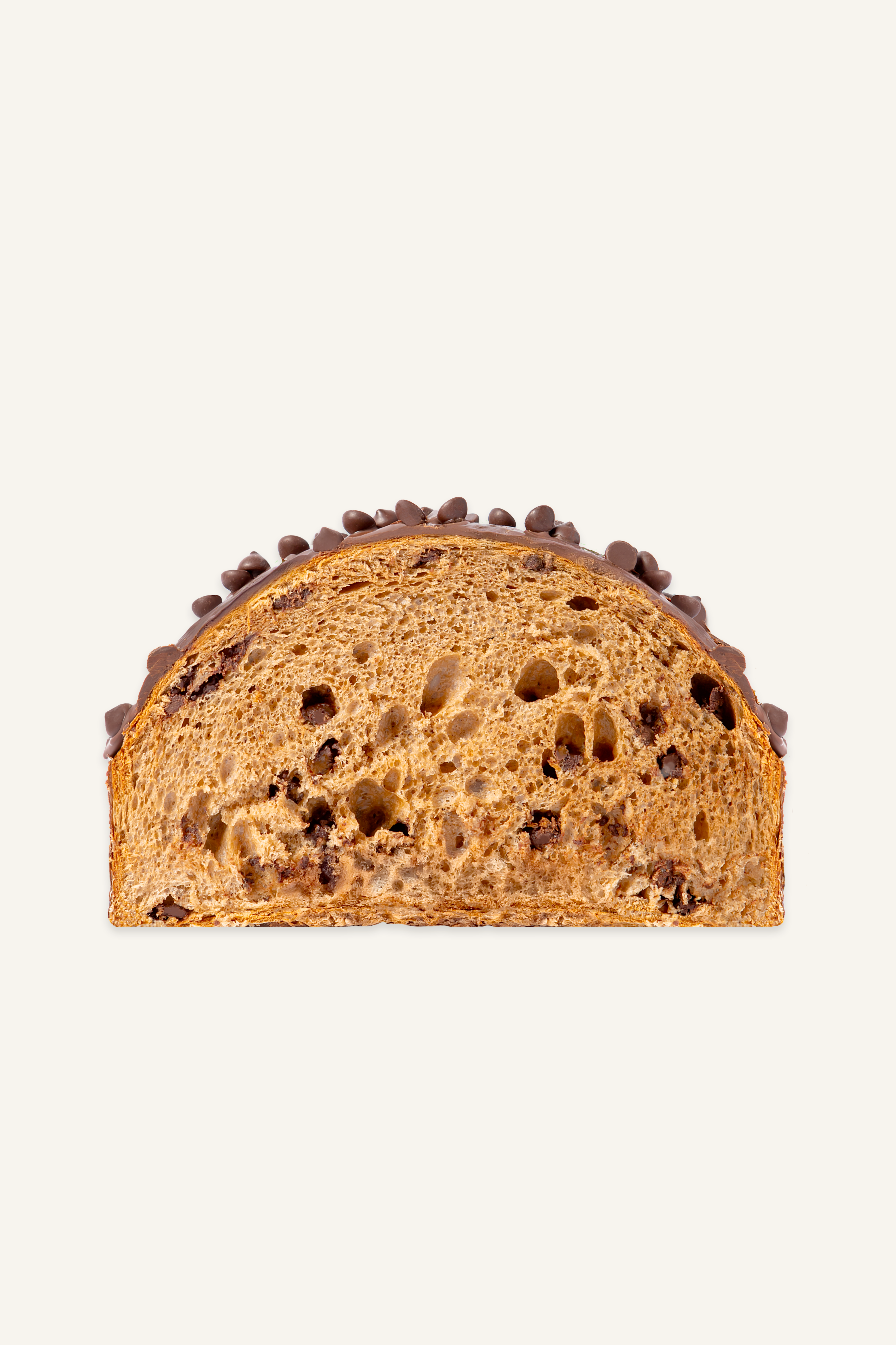 Panettone Tenerità al cioccolato — il taglio