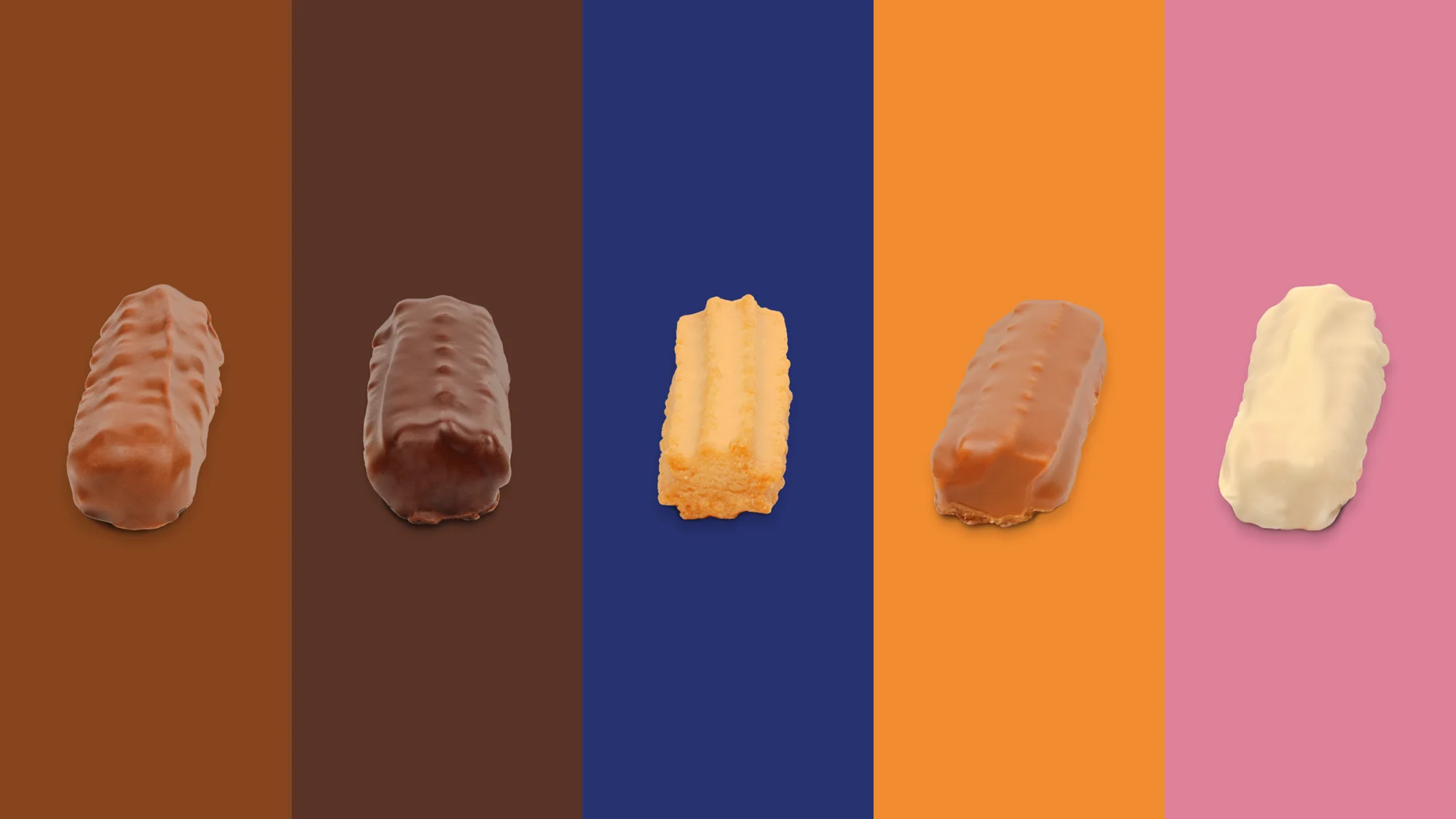 Le cinque specialità della Pasticceria Assortita