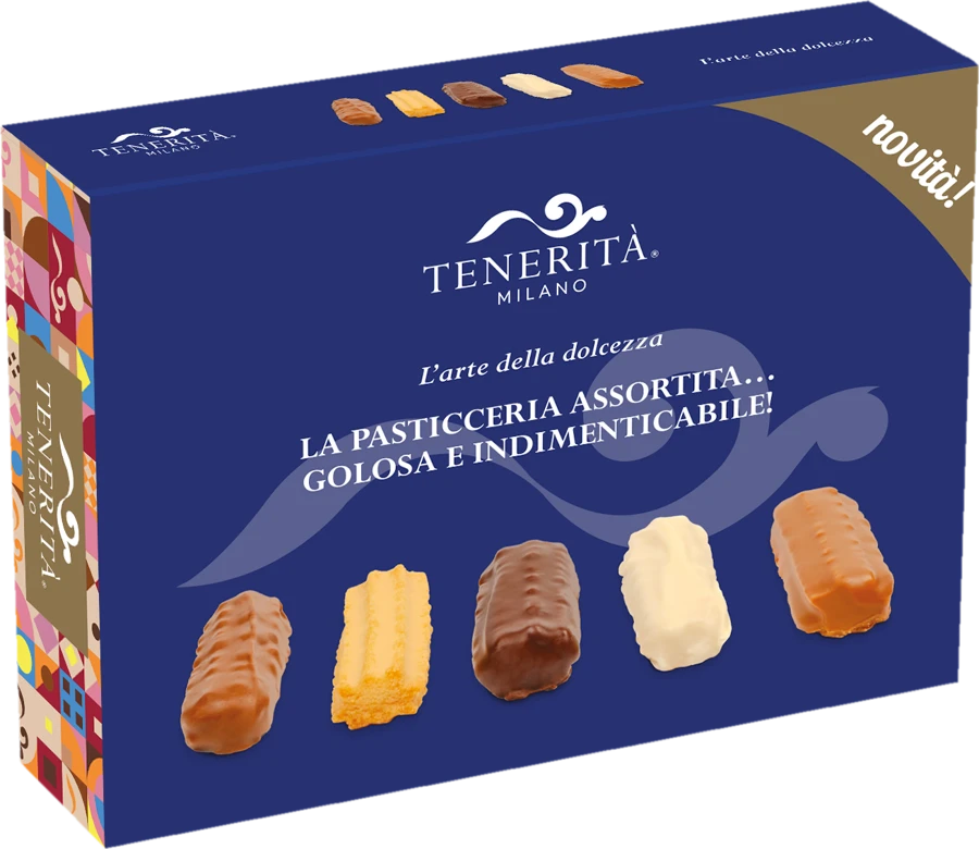 La Pasticceria Assortita Tenerità nella confezione blu